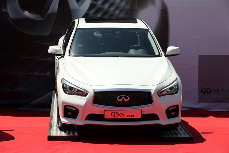 Discovering the All-New Q50 on the race track